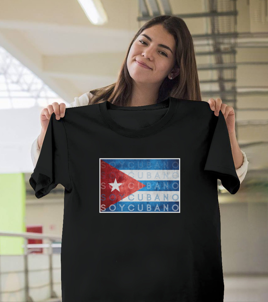 Soy Cubano Cuban Flag Patriotic Identity T-Shirt