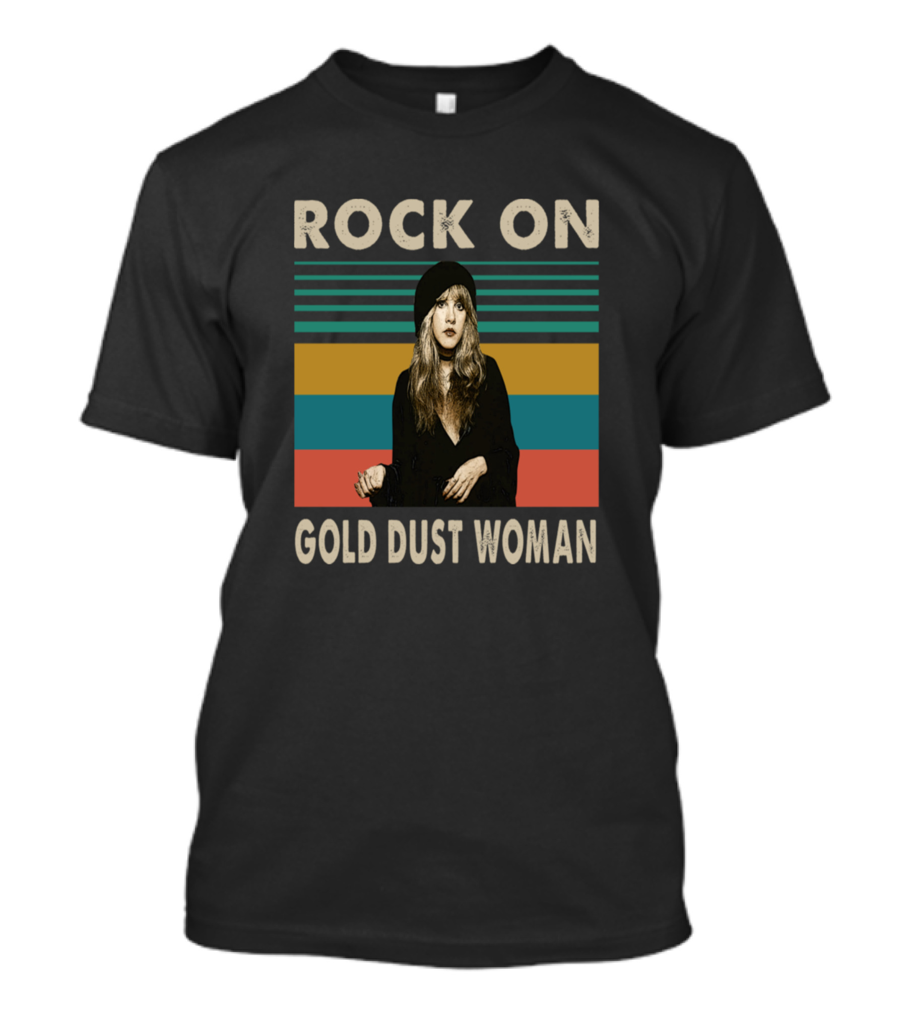 Rock On Gold Dust Woman T-Shirt