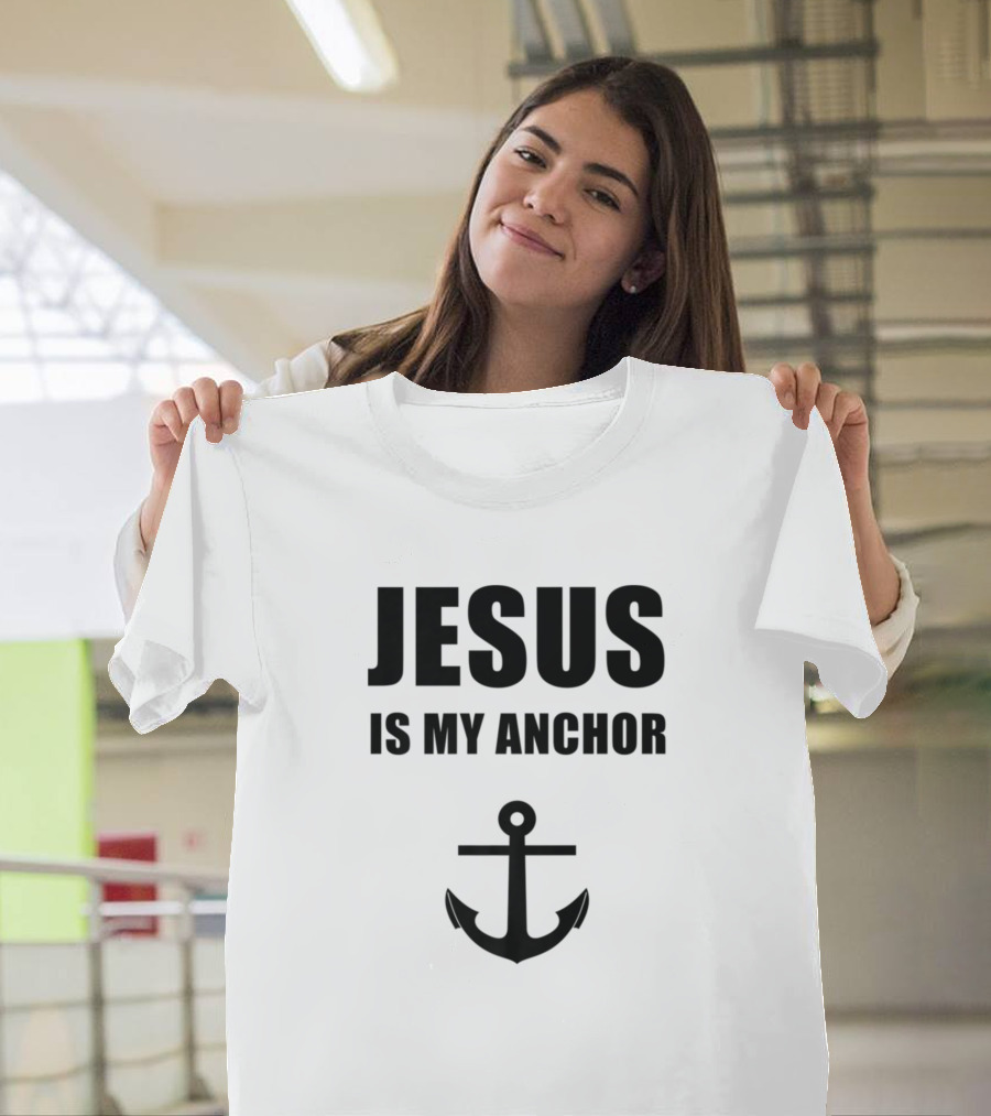 Jesus Is My Anchor Premium Religious Catholic T-Shirt