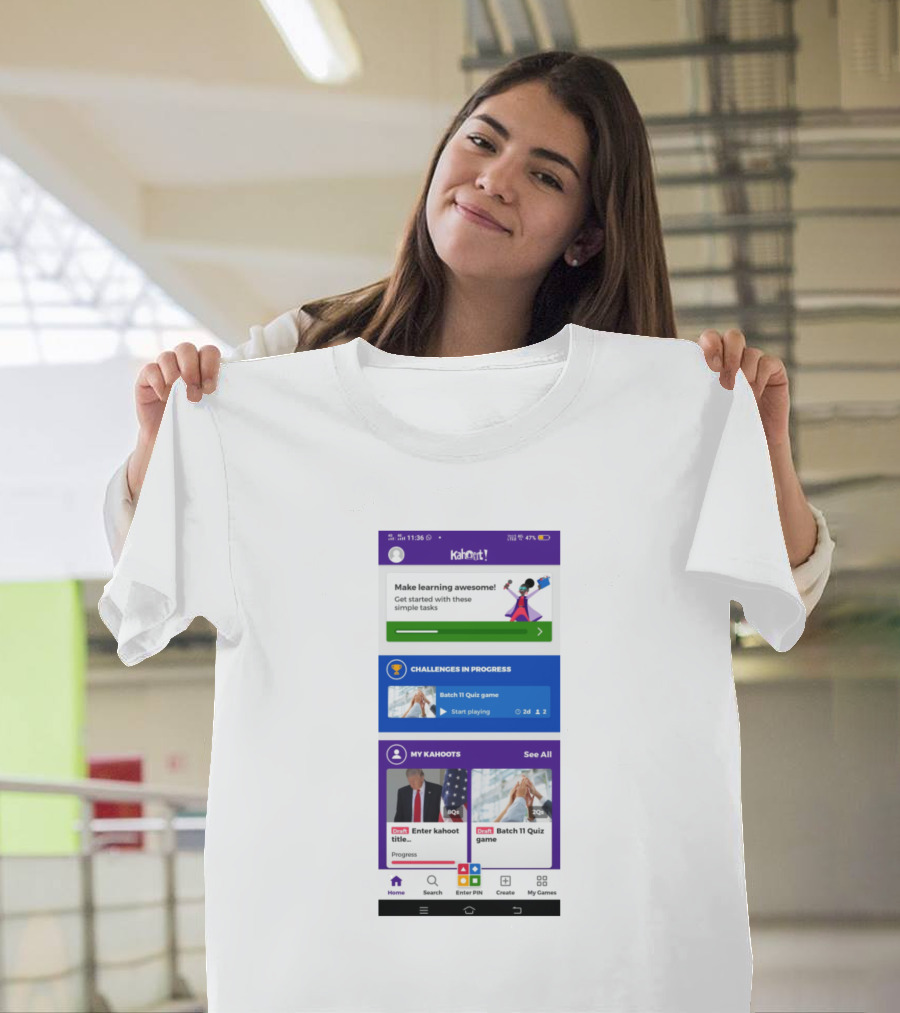 Kahoot Learning Challenges and Quiz Games Collection T-Shirt