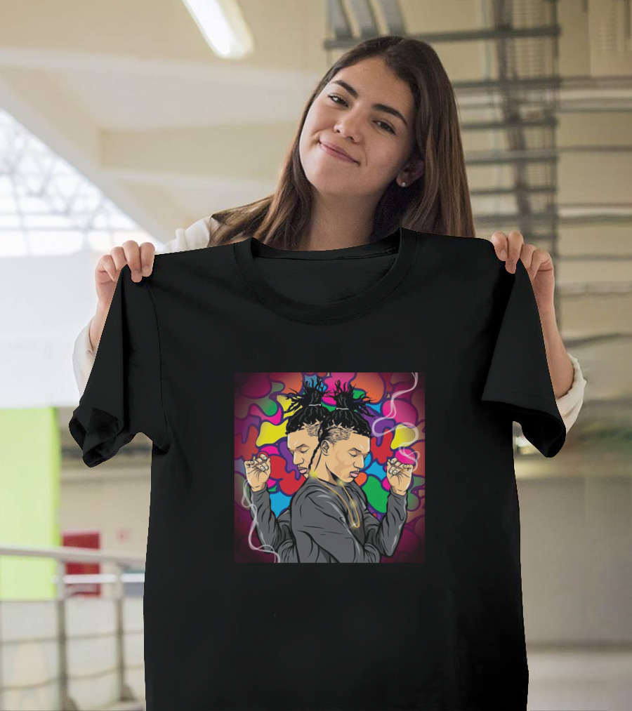 Swae Lee Vibrant Urban Psychedelic T-Shirt
