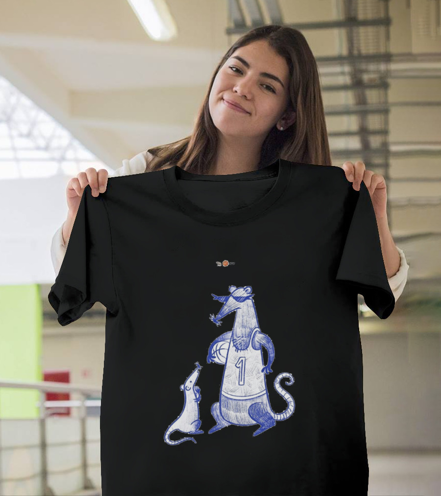 Good Exercise For Imagination Rats Playing Basketball T-Shirt