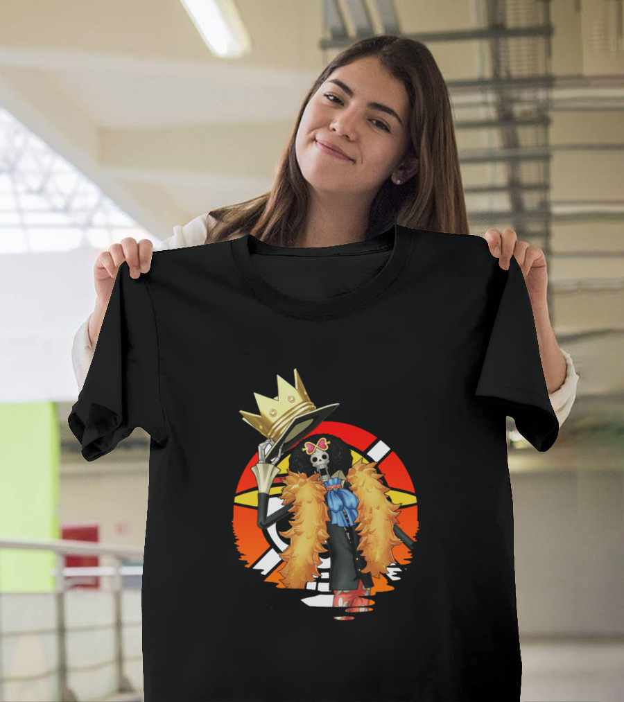 Brook Skull Crown Sunset Scene One Piece T-Shirt