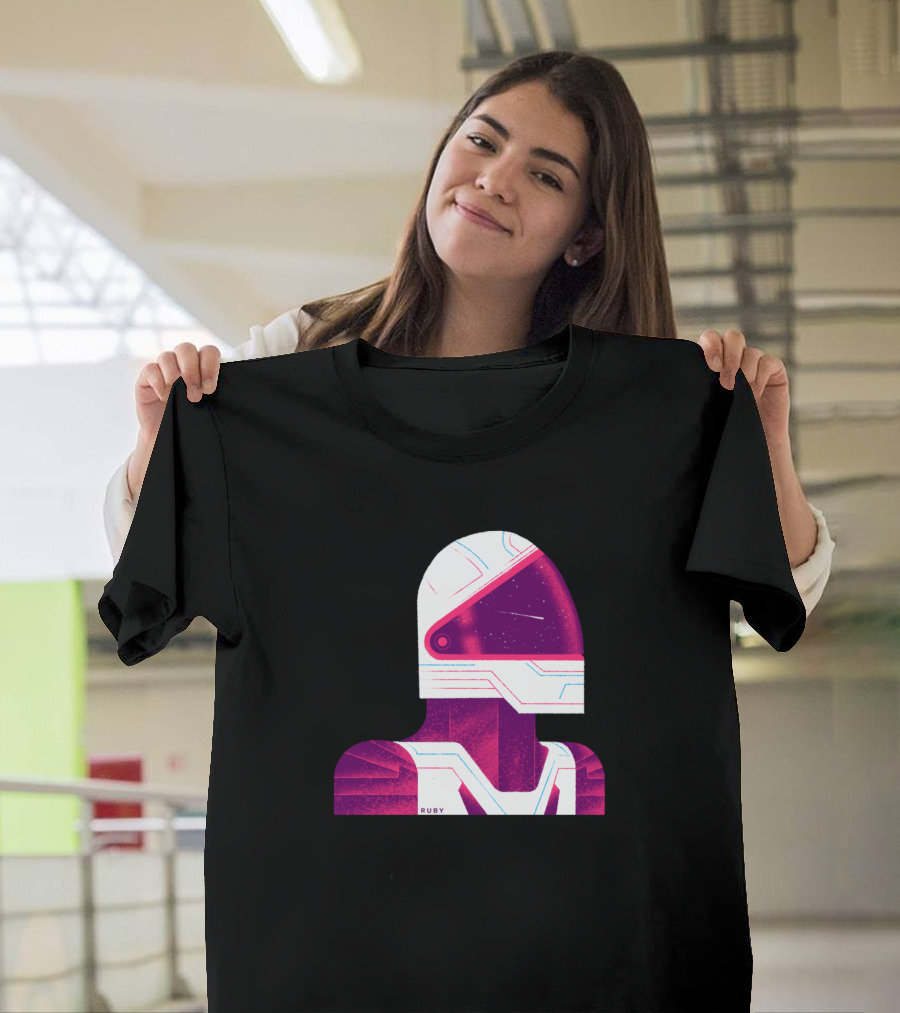 RUBY Space Man Cosmic Astronaut Helmet T-Shirt