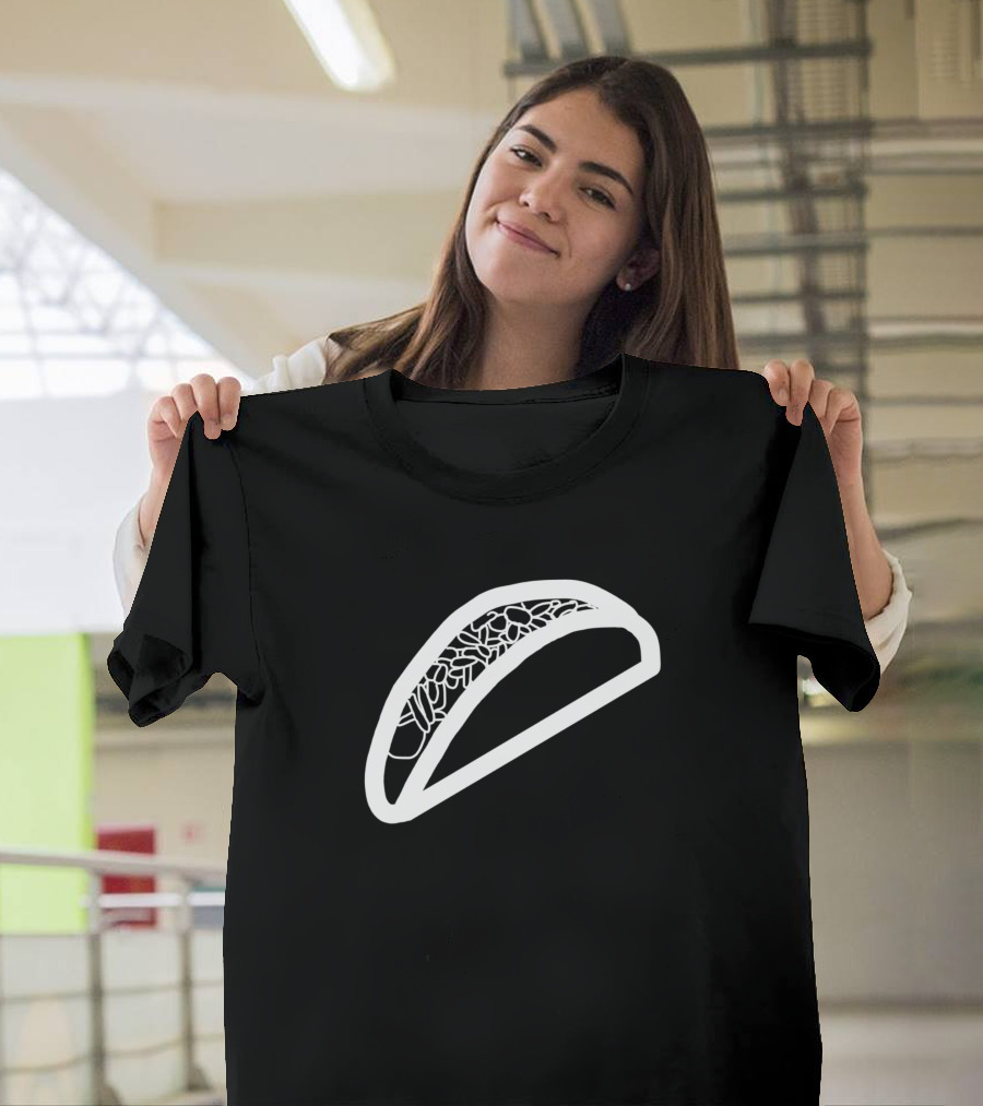 Whiteline Taco Graphic Minimalist T-Shirt
