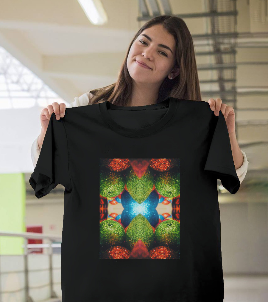 Christmas Ornament Kaleidoscope Glittering Reflections T-Shirt
