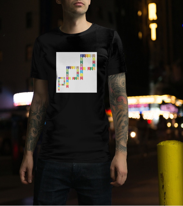 Create Awareness Colorful Ladder T-Shirt