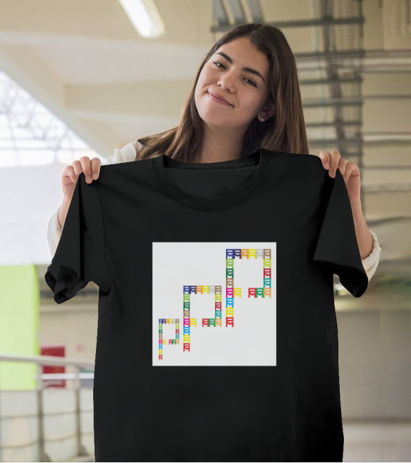 Create Awareness Colorful Ladder T-Shirt