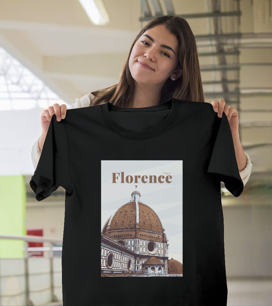 Florence Cathedral Italy Dome Architecture T-Shirt
