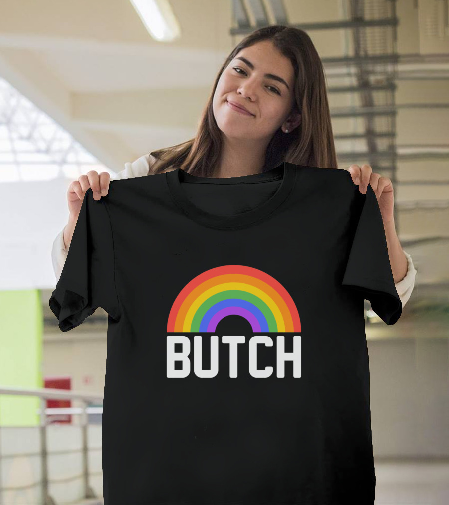 Rainbow Butch Arch Bold Pride T-Shirt
