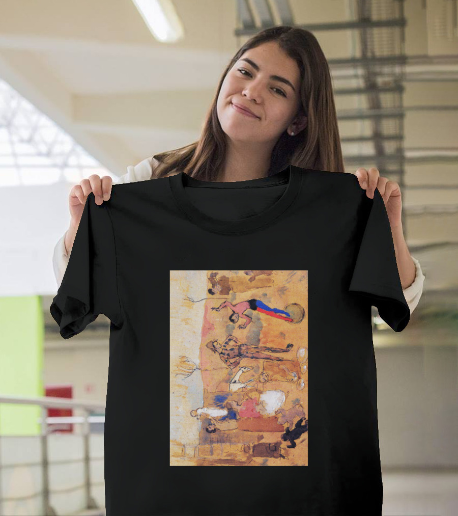 High Resolution Family of Jugglers Pablo Picasso Painting T-Shirt