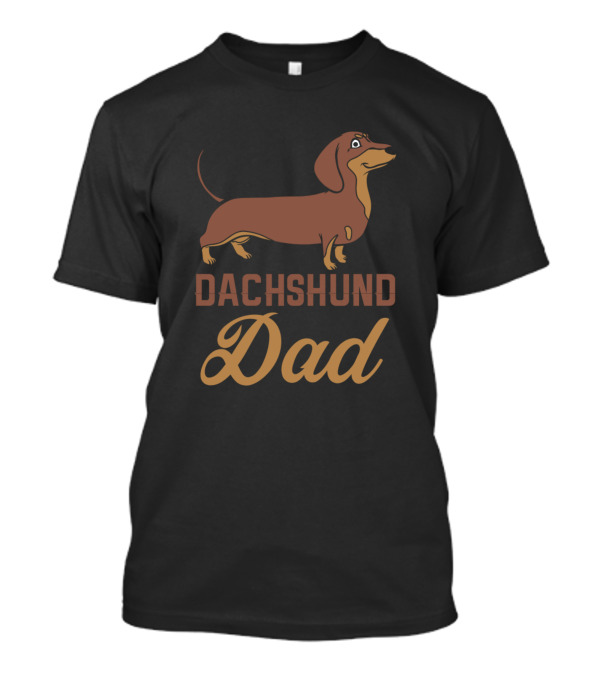 Dachshund Dad Dog Lover Enthusiast T-Shirt