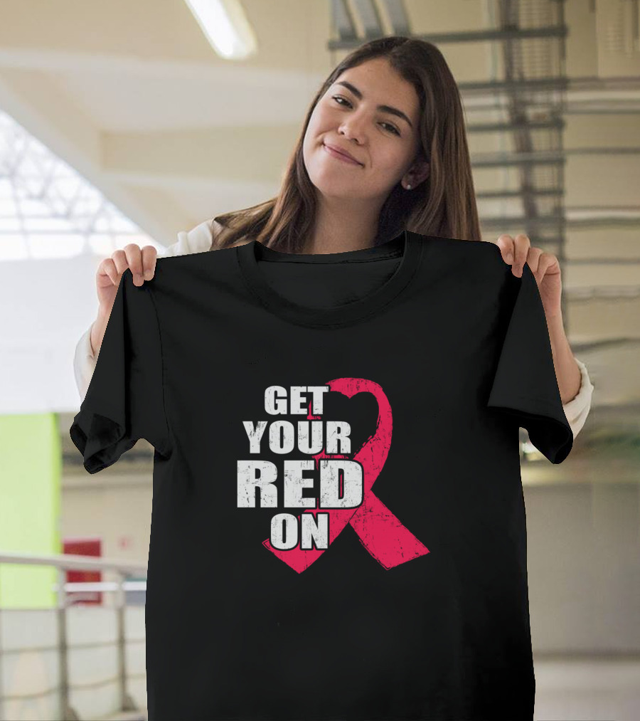 Get Your Red On Hemophilia Awareness T-Shirt