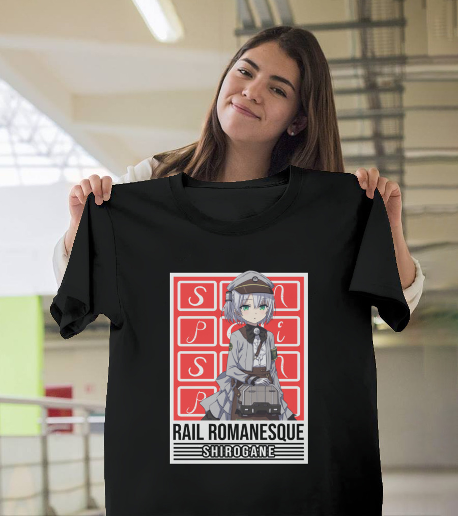 Shirogane Rail Romanesque SPQR Character T-Shirt