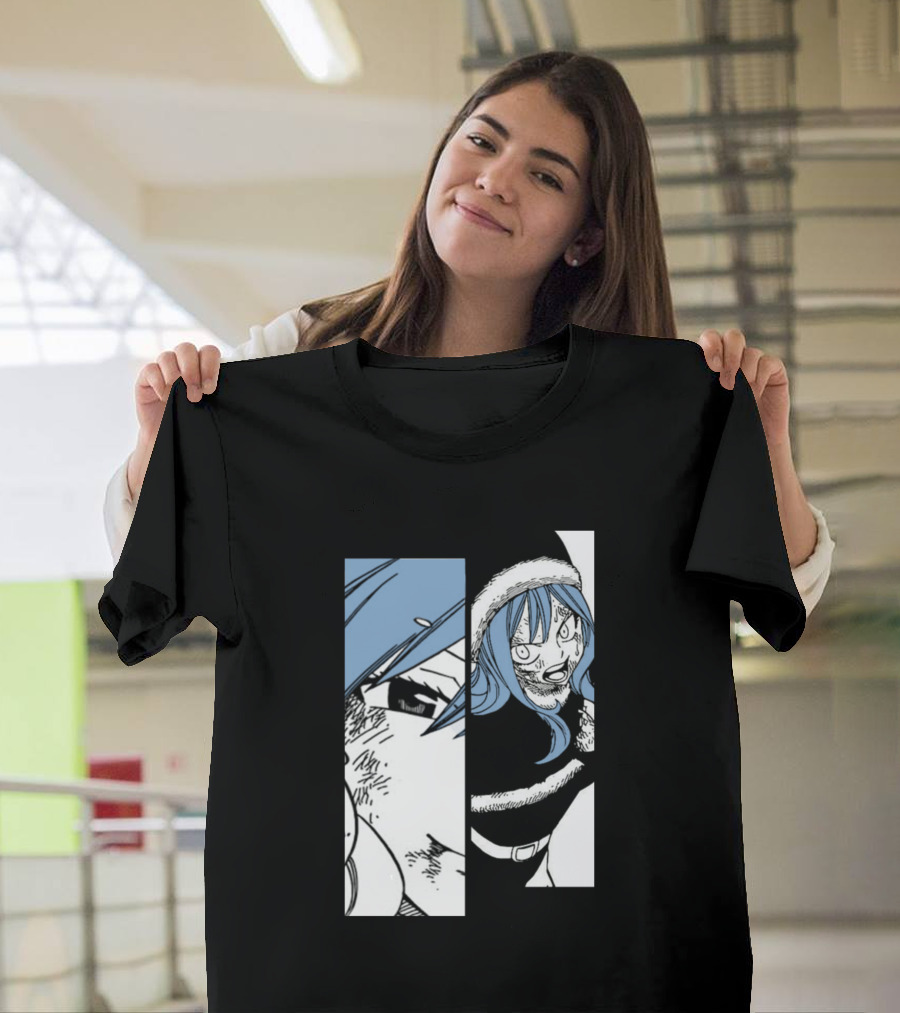 Juvia Lockser Manga Split Panels T-Shirt