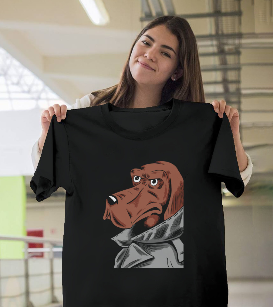 Mcgruff The Crime Dog Retro Illustration Iconic Trench Coat T-Shirt