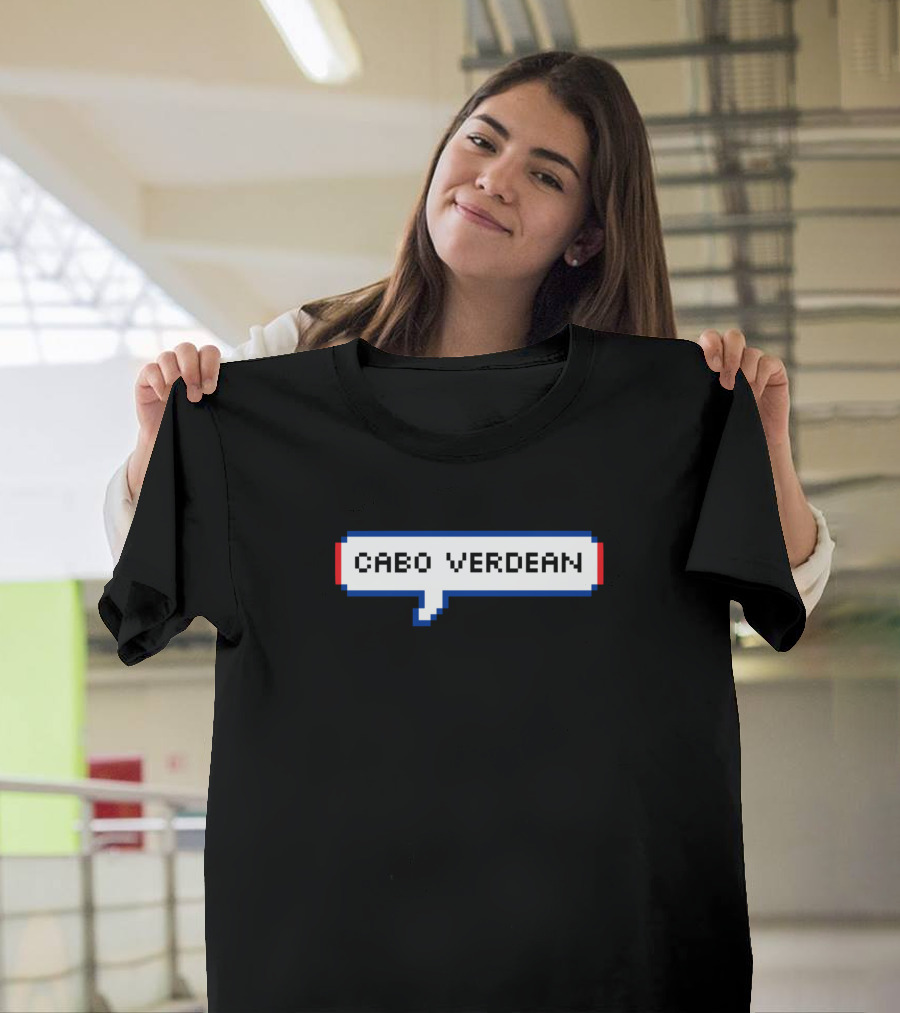 Cabo Verdean Cabo Verde Pixel Speech Bubble T-Shirt