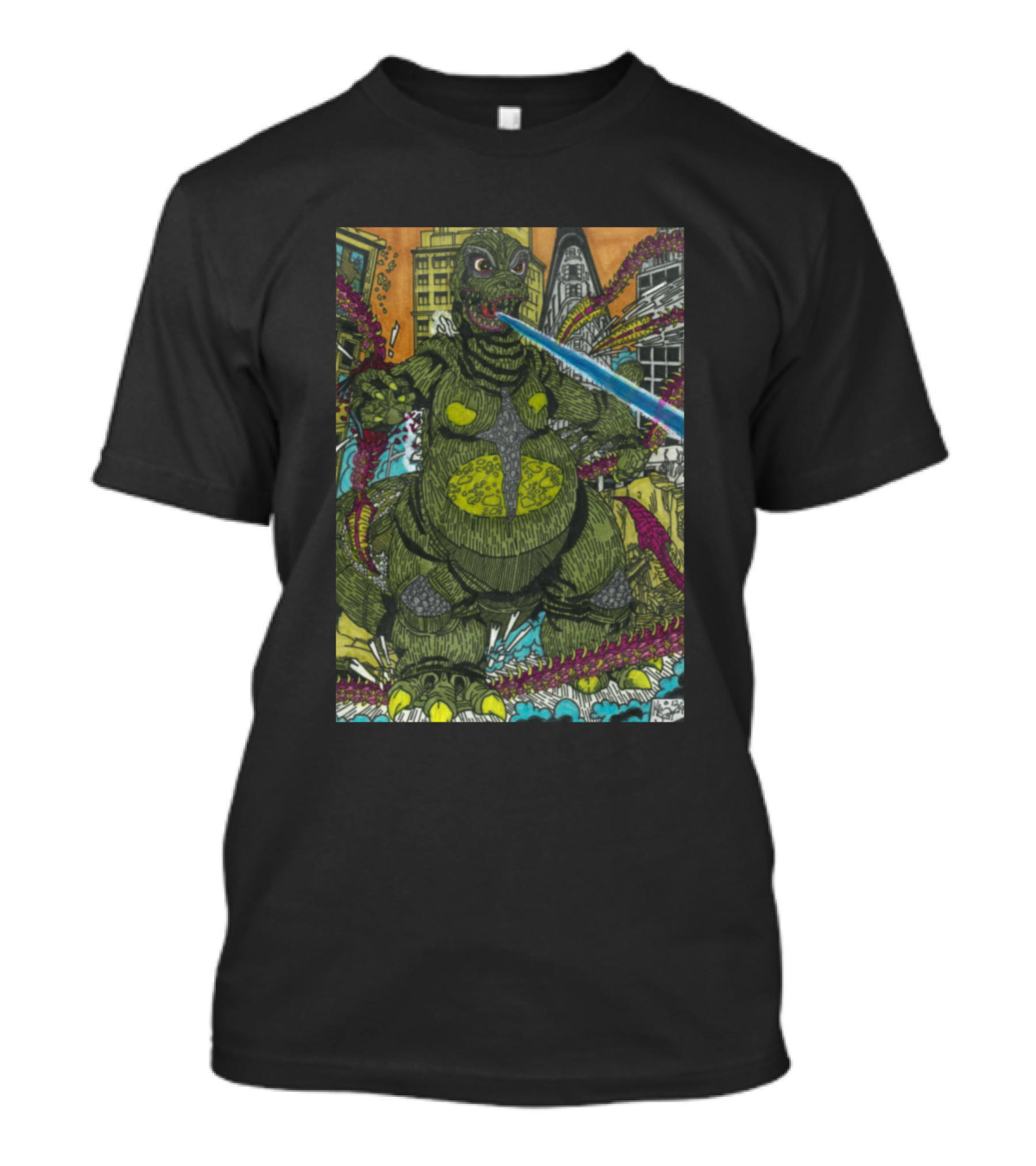 Dont Make Me Mad Kaiju Monster Destruction Scene T-Shirt