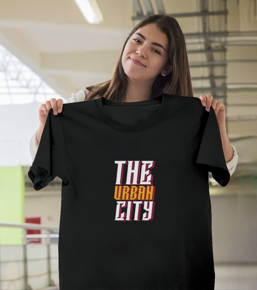 THE URBAN CITY Map Street Grid T-Shirt