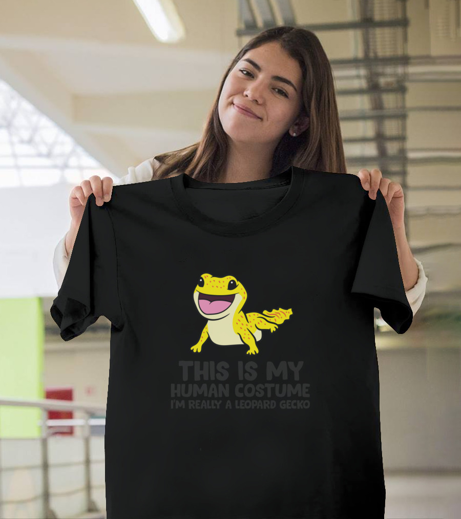 This Is My Human Costume I'm Really A Leopard Gecko T-Shirt
