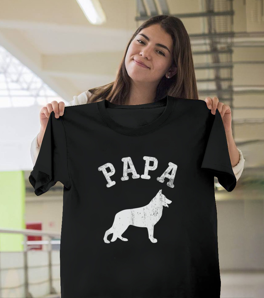Papa German Shepherd T-Shirt
