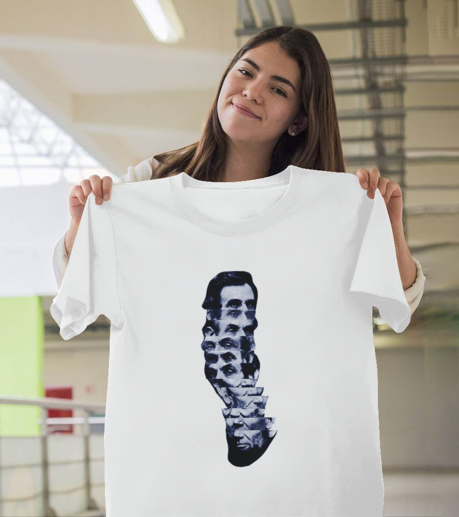 Abraham Lincoln Optical Illusion T-Shirt