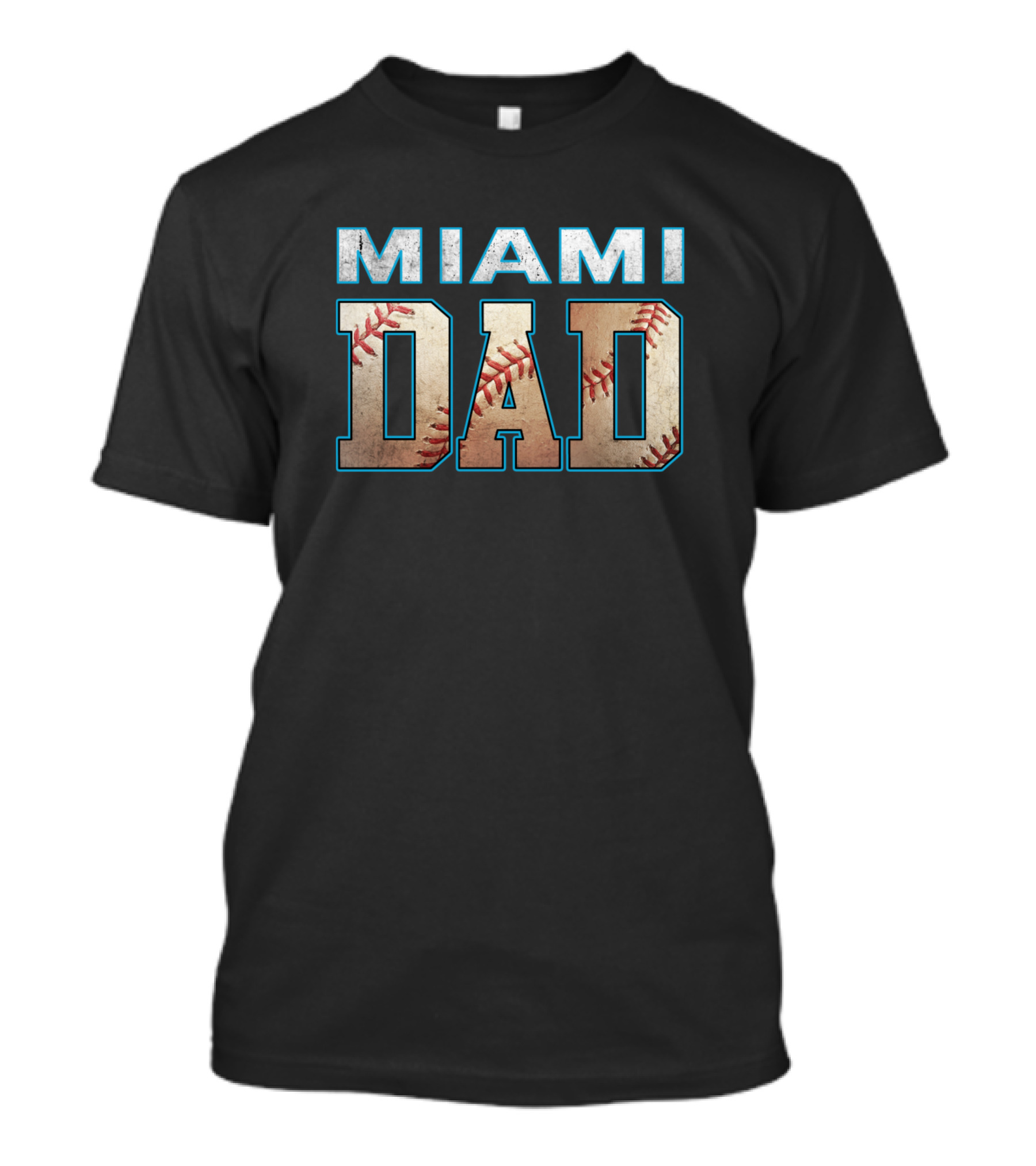 Miami Dad Baseball Funny Classic Marlins Club T-Shirt