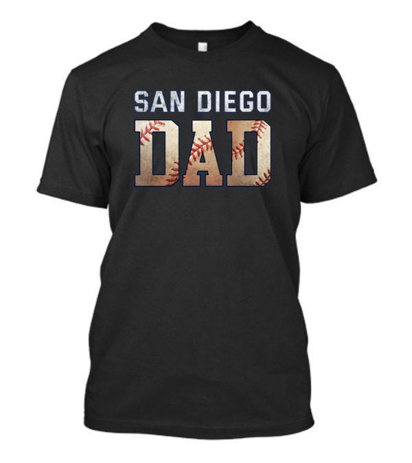 San Diego Dad Baseball Padres Club T-Shirt