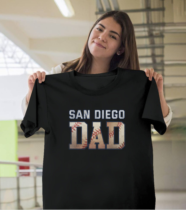 San Diego Dad Baseball Padres Club T-Shirt