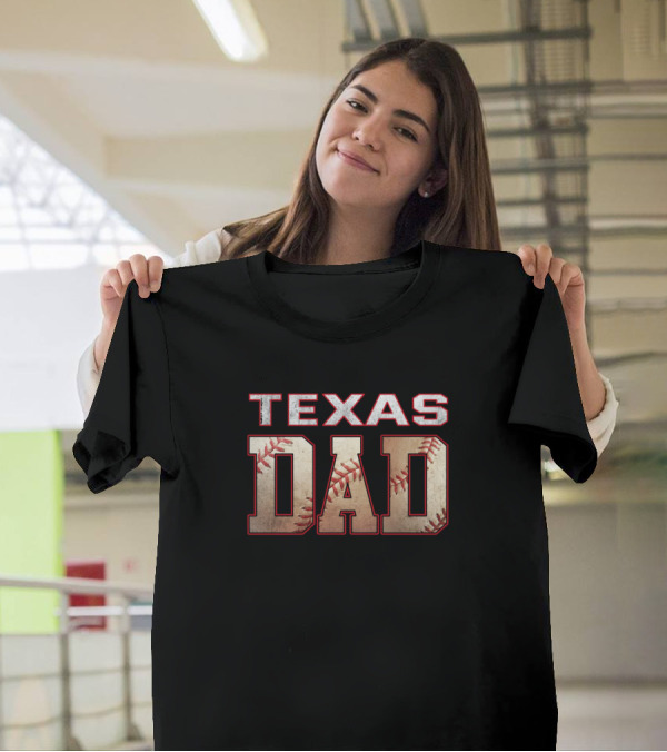 Texas Dad Baseball Texas Rangers Club Funny Classic T-Shirt