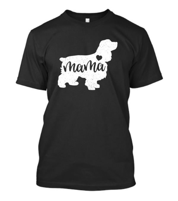 Cocker Spaniel Mama Heart T-Shirt