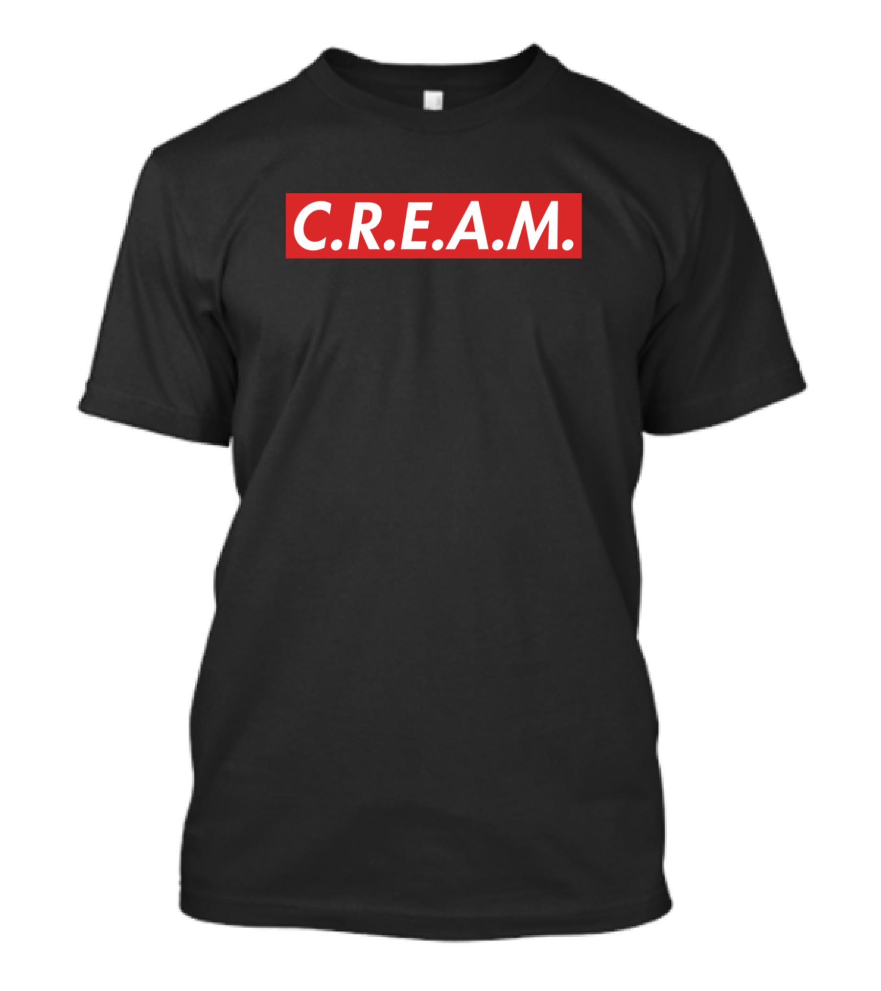 C.R.E.A.M. Cash Rules Everything Around Me Red Box T-Shirt