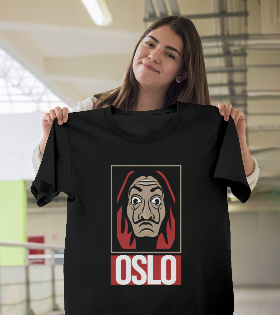 Money Heist Oslo Salvador Dali Mask T-Shirt