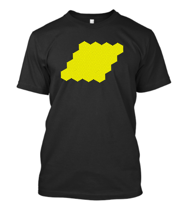 Honeybee Beehive Honeycomb Tiled T-Shirt