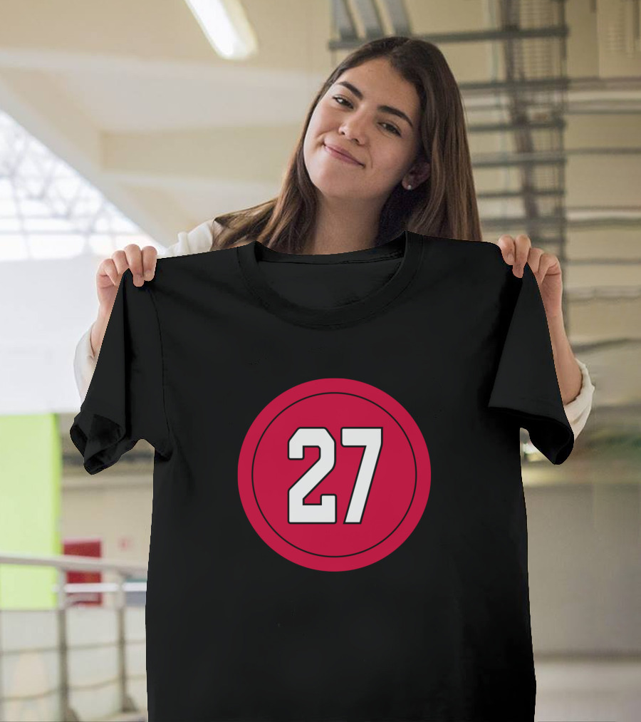 Kevin Peterson Number 27 Jersey Arizona Cardinals Red Circle T-Shirt