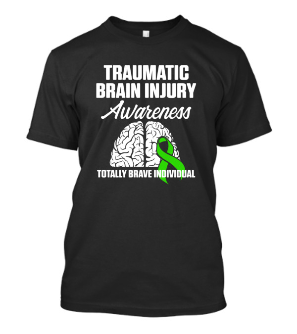 Traumatic Brain Injury Awareness Brave Individual Survivor T-Shirt