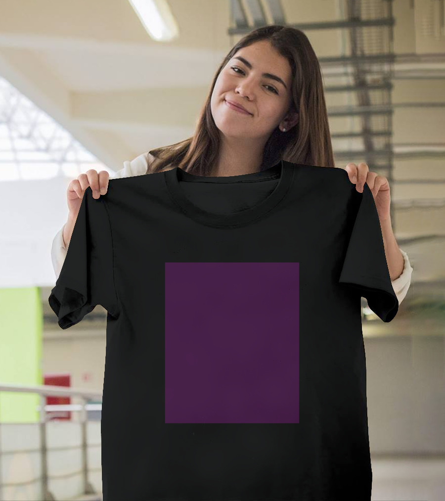 Plain Purple Square T-Shirt