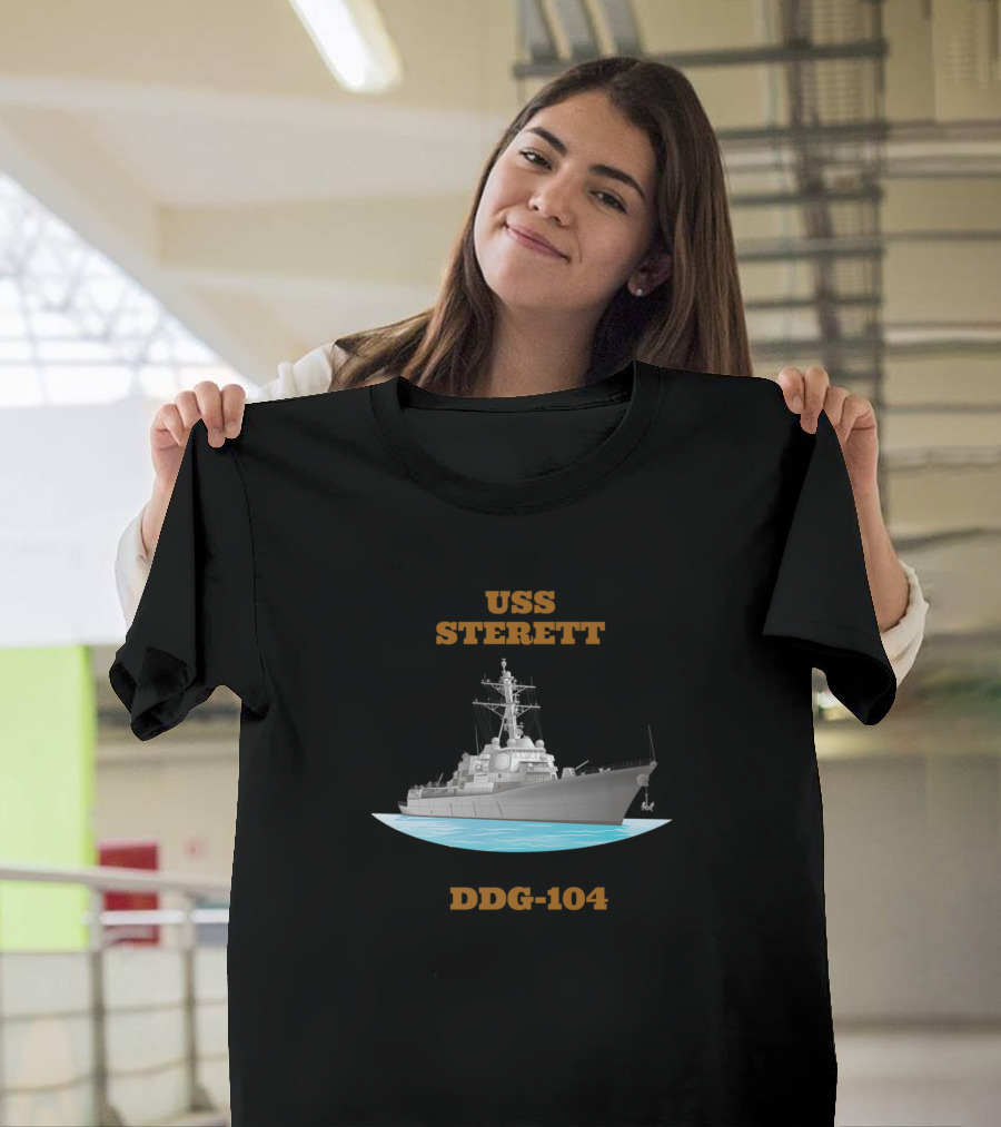 USS Sterett DDG-104 Navy Sailor Veteran Premium T-Shirt