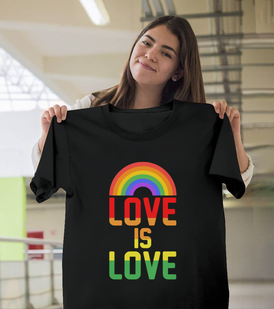 Rainbow Love Is Love Pride T-Shirt