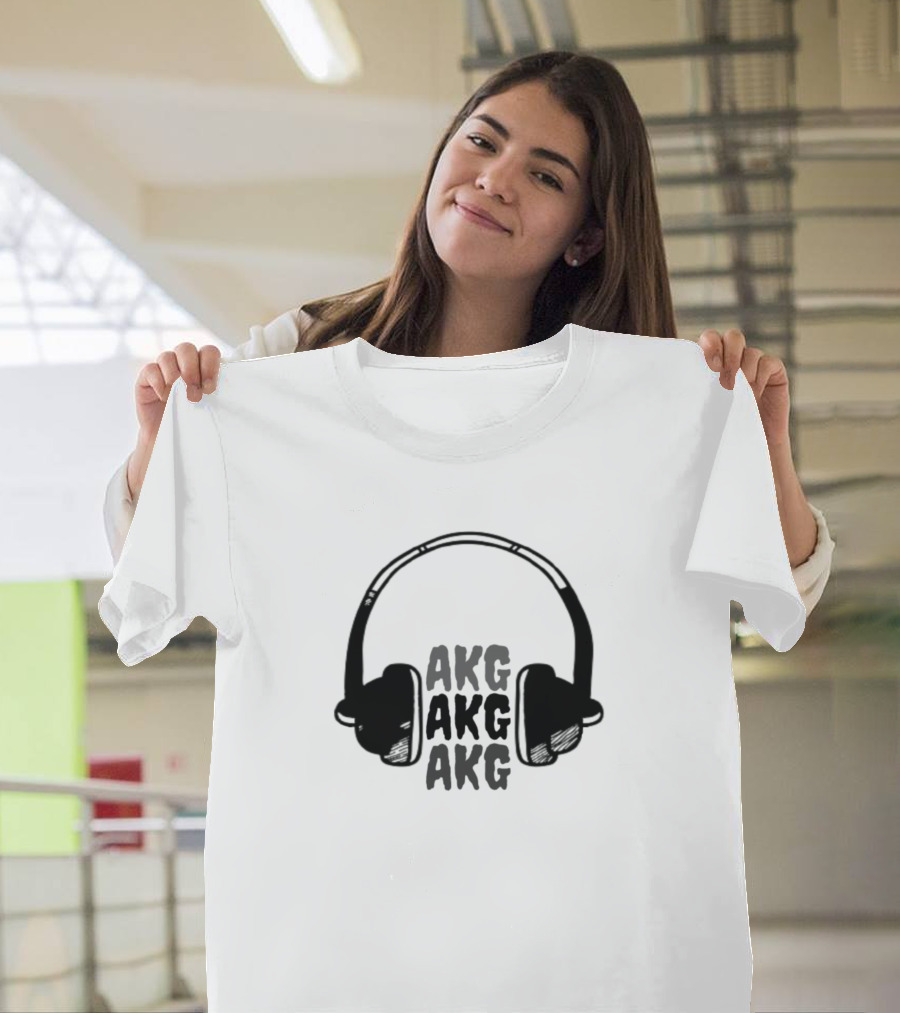 AKG Headphones Audio Brand Music Gear T-Shirt