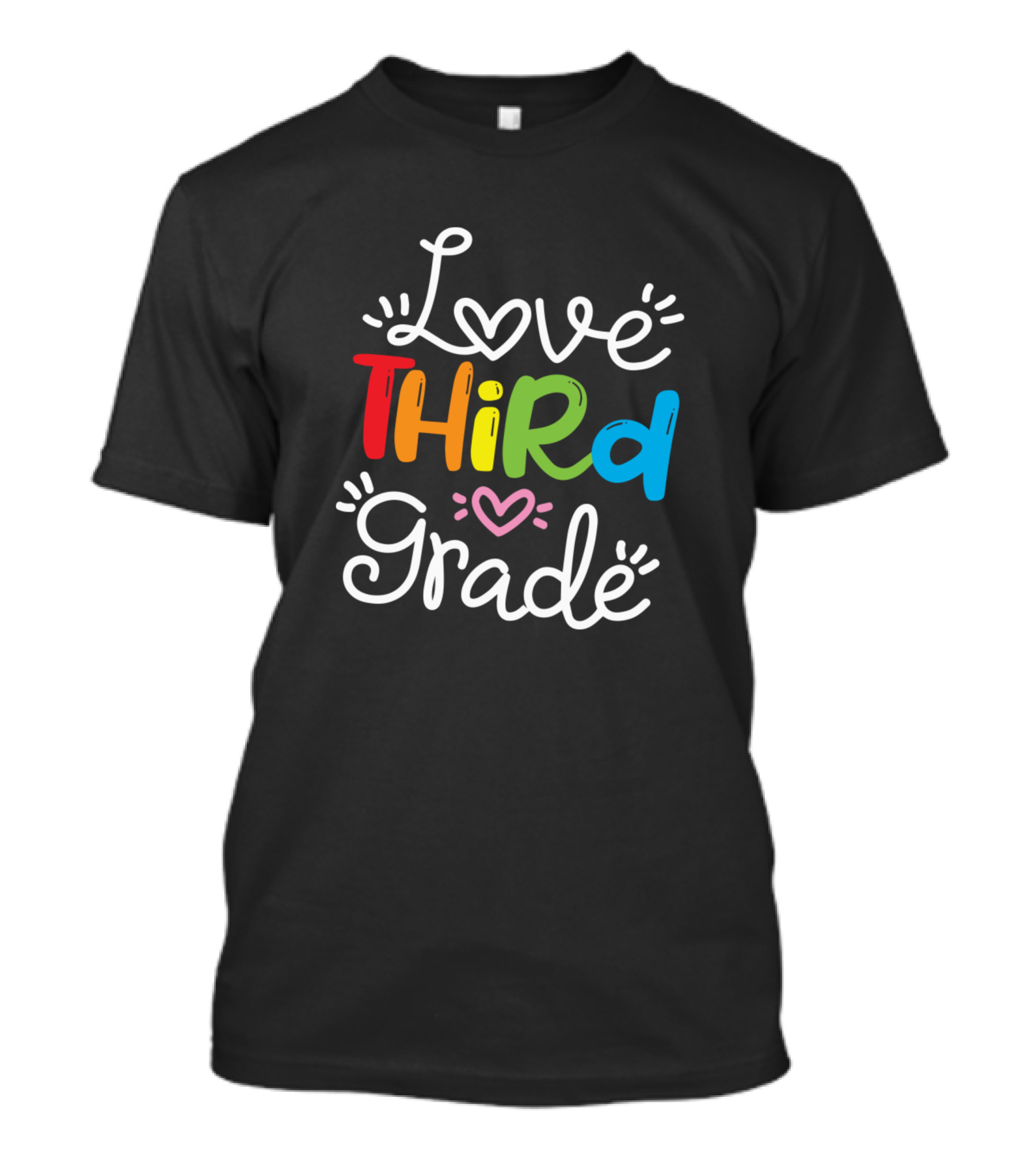 Love Third Grade Back To School T-Shirt