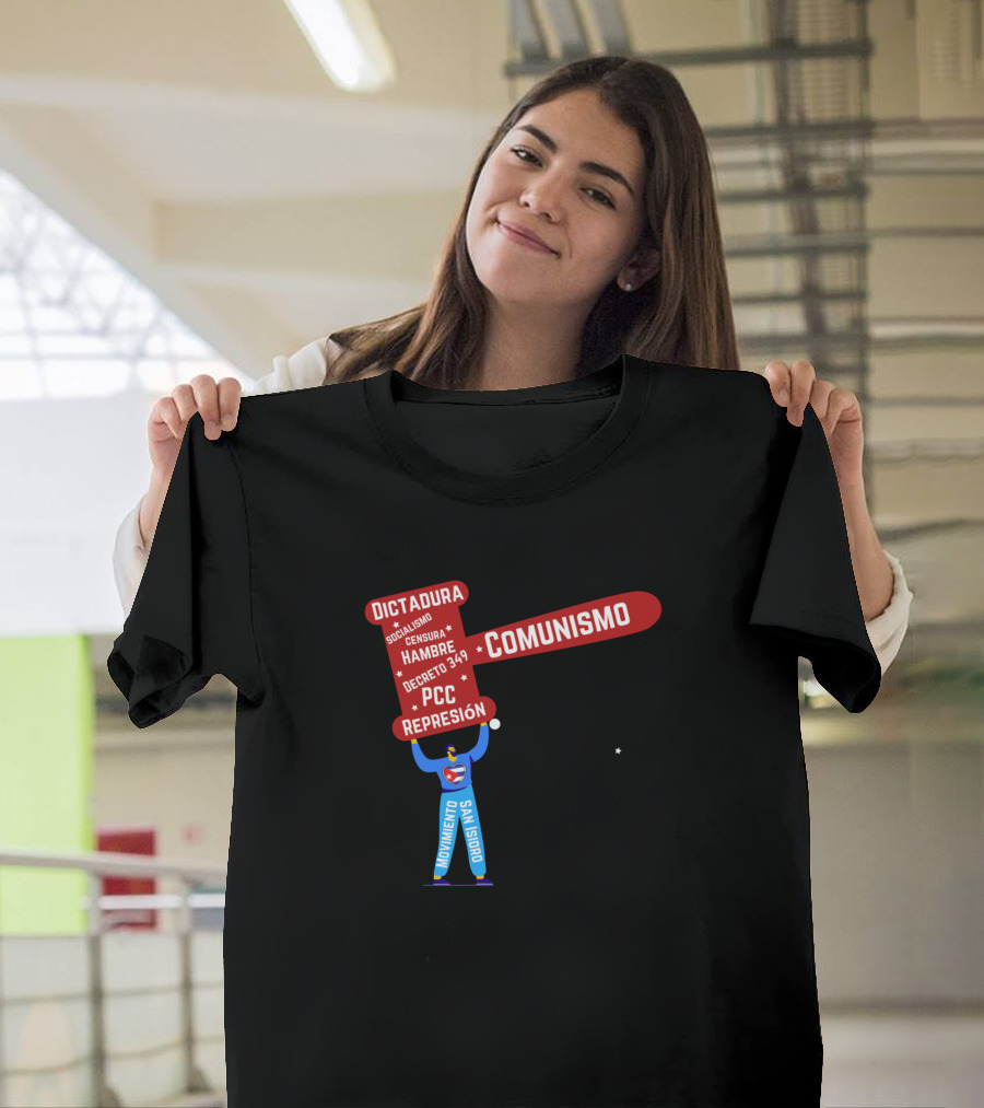 Movimiento San Isidro Dictadura Comunismo Censura Hambre Decreto 349 Repression T-Shirt