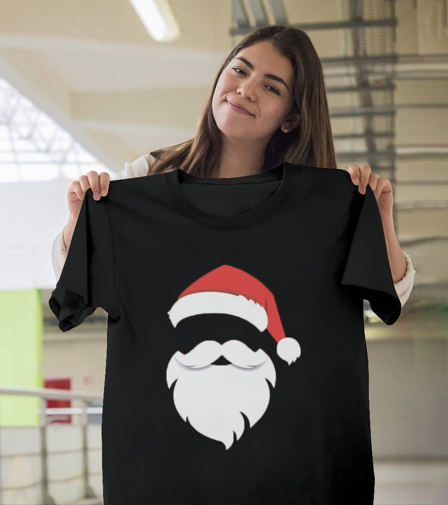 Christmas Santa Claus Hat Beard T-Shirt