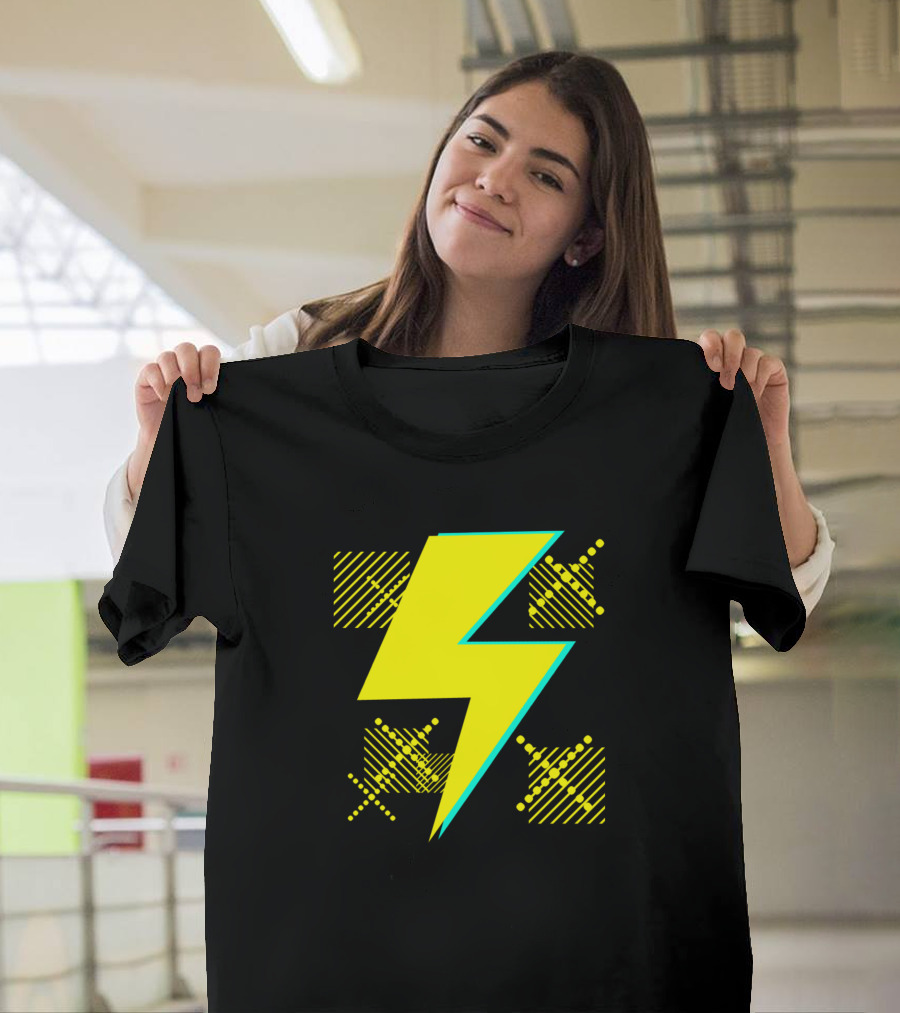 Electric Ebike Escooter Lightning Bolt Energetic Power T-Shirt