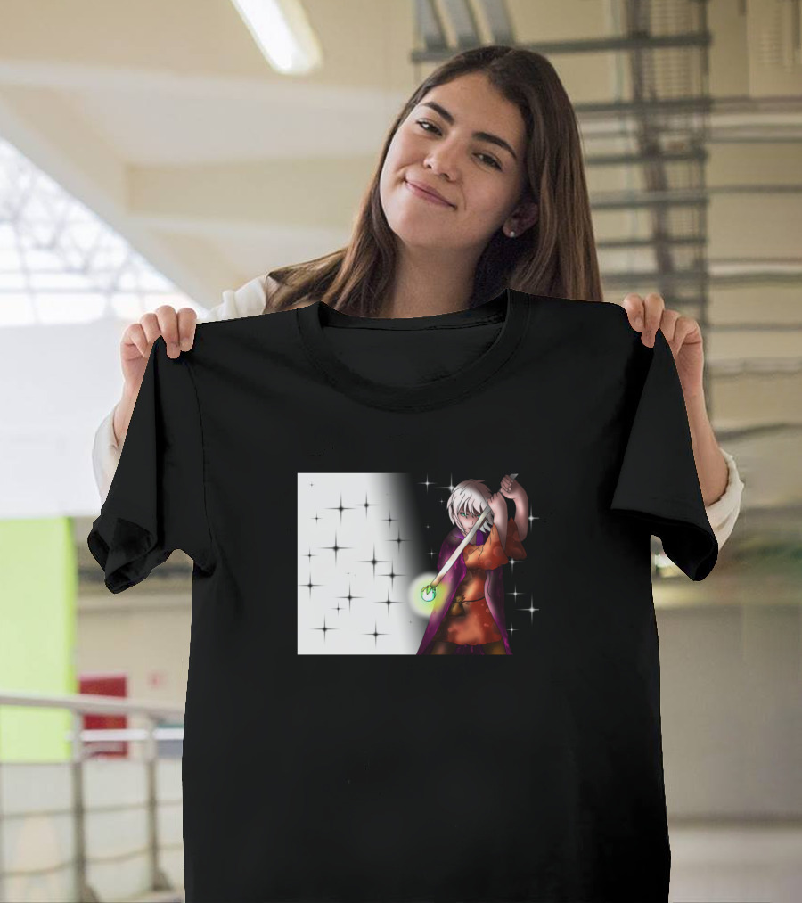 Elf Wizard Anime Style for Dnd Fans T-Shirt