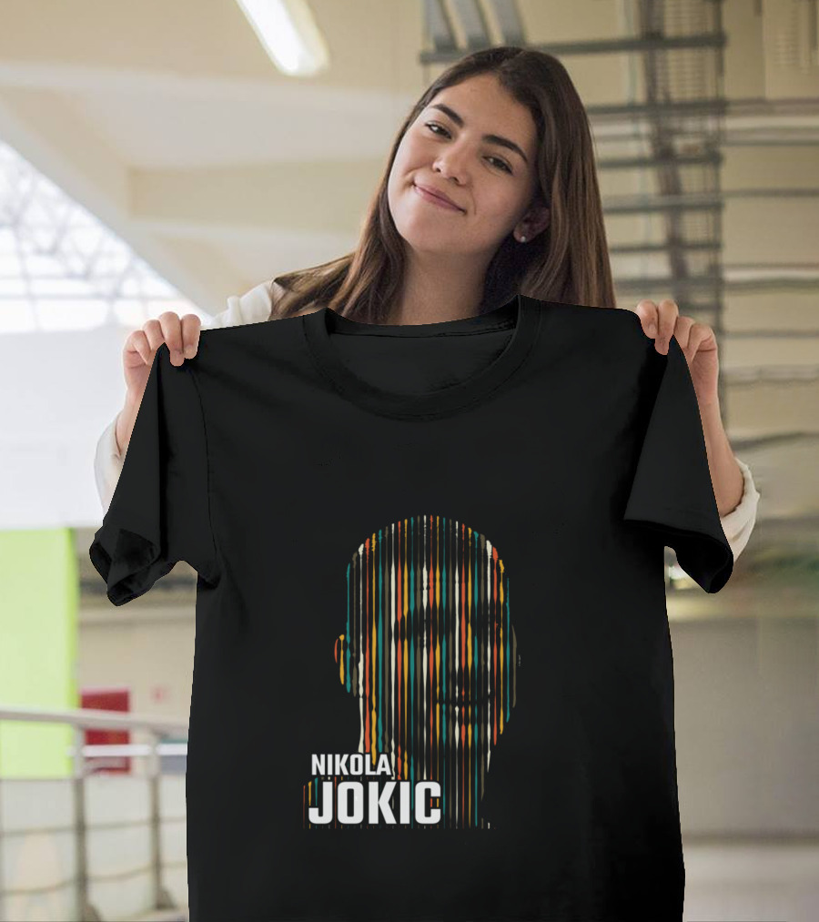 Nikola Jokic Striped T-Shirt