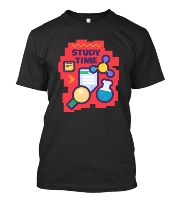 Study Time Science And Learning Icons T-Shirt