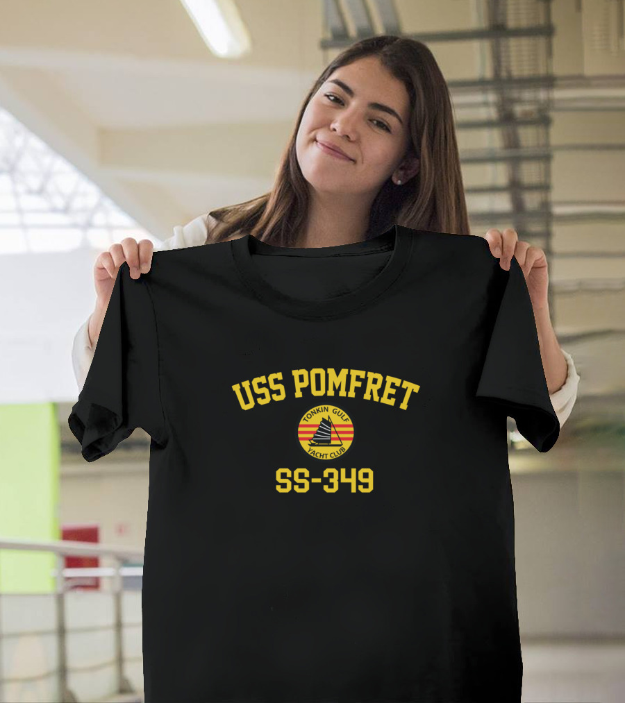 USS Pomfret SS-349 Tonkin Gulf Yacht Club T-Shirt