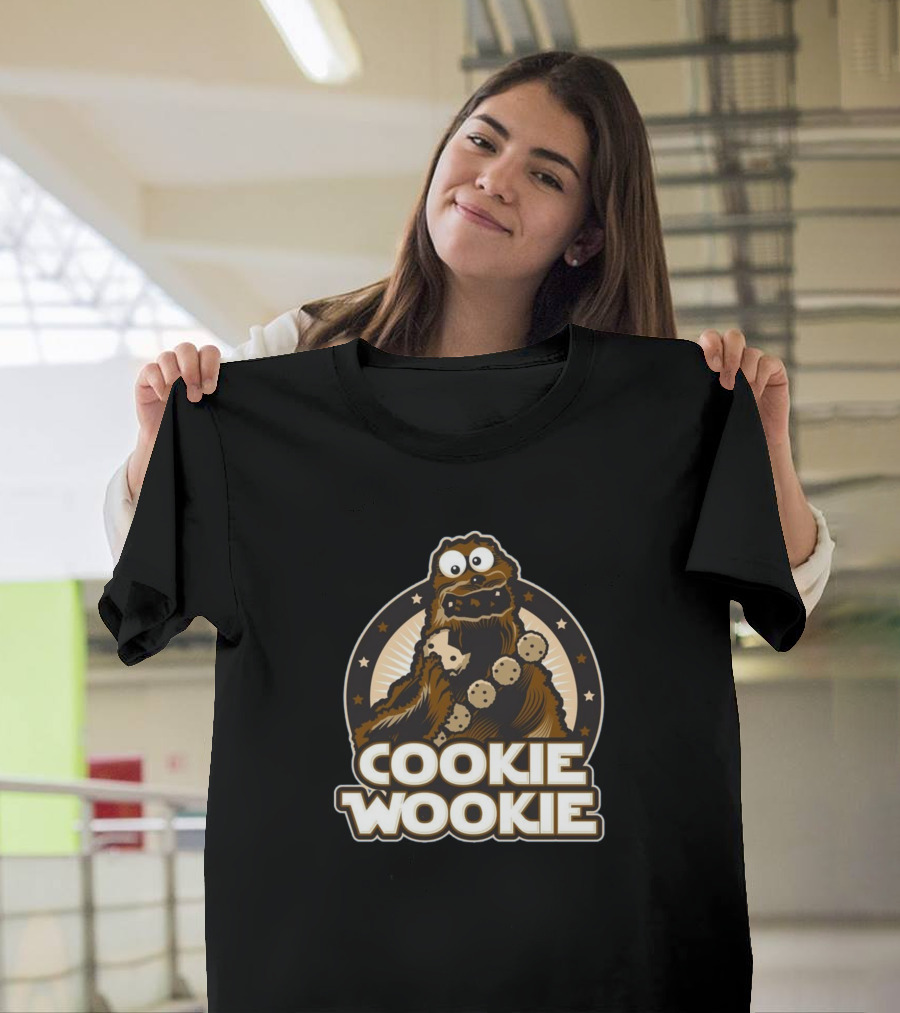 Cookie Wookie Funny Character Eating Cookies T-Shirt