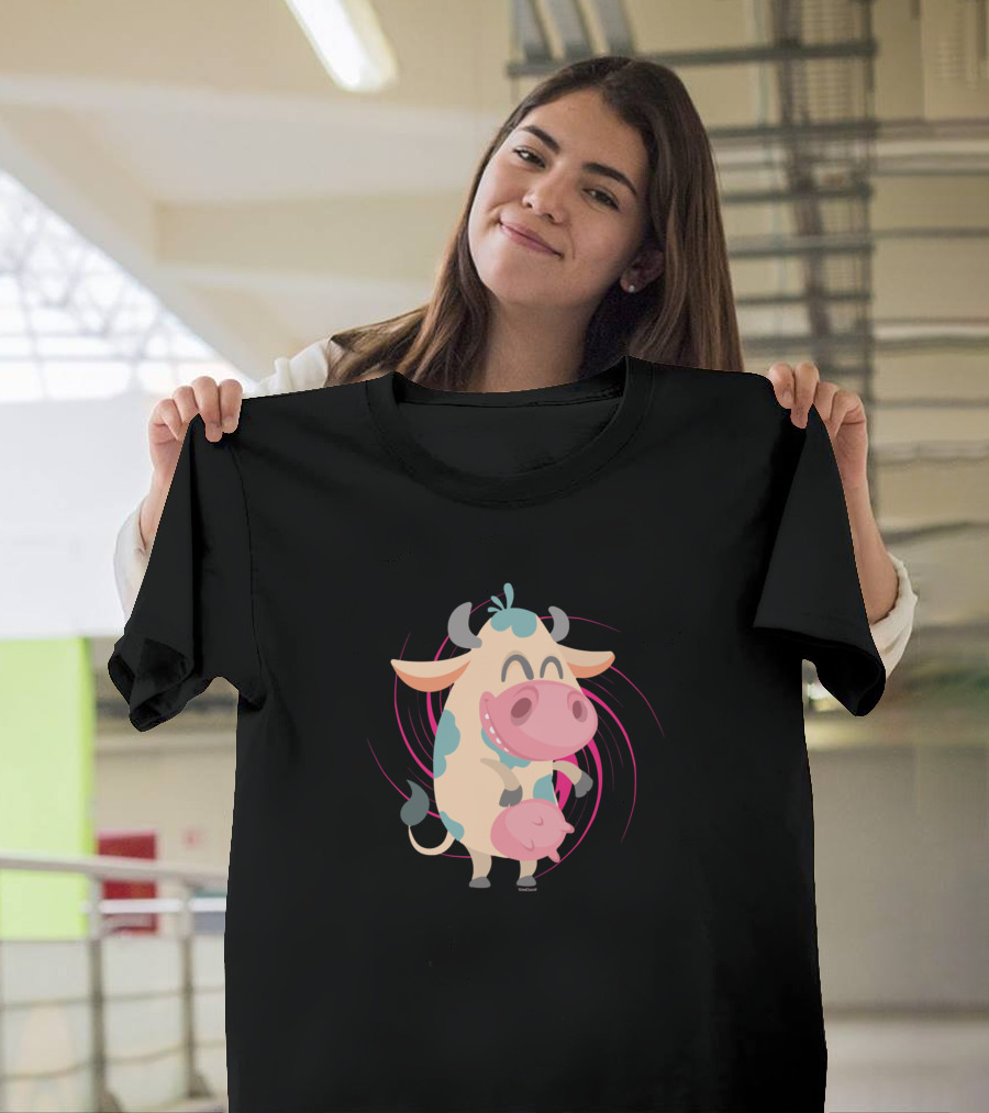 Cows Trends Exercise Movement Flossing Dance T-Shirt